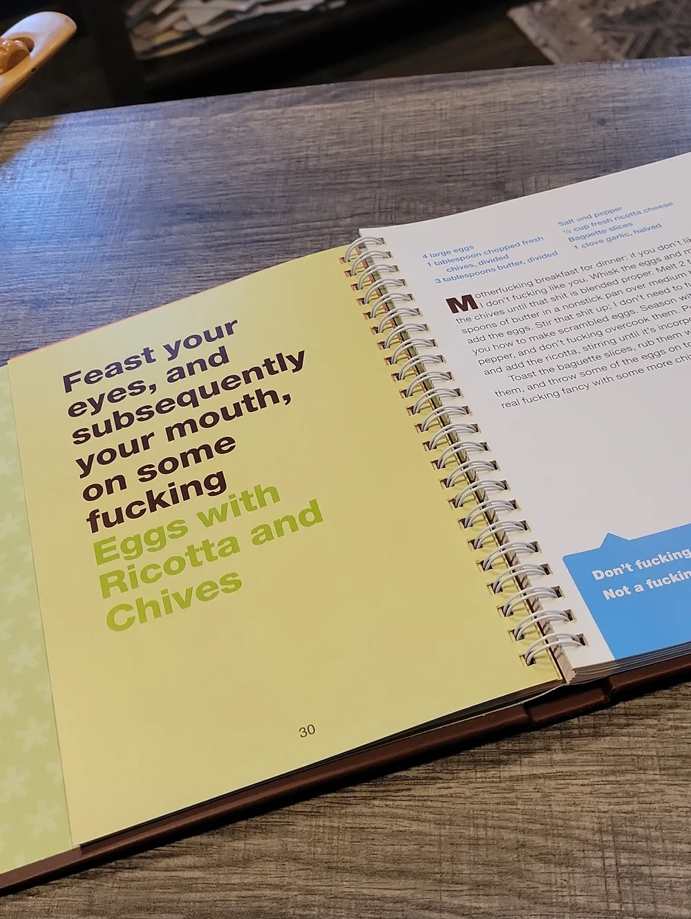 Profanity Cookbook.EUC.Funny.Gag Gift
